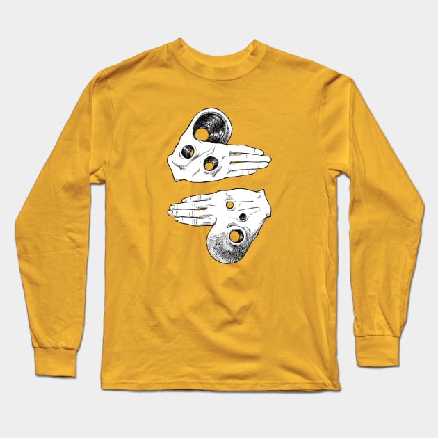 Wormhole Hands Long Sleeve T-Shirt by DirtySlacks